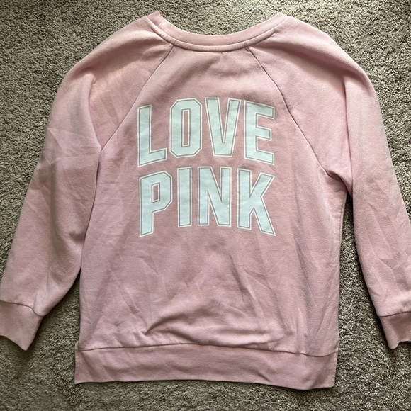 PINK Victoria's Secret Sweaters - PINK Victoria’s Secret Over Sized Long Sleeve Sweater